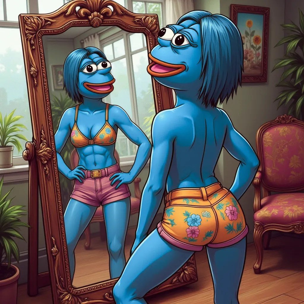 Pepe self portrait